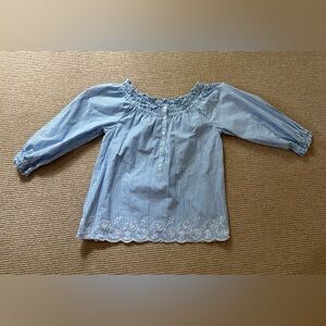 Ralph Lauren Blue Striped Kids Top